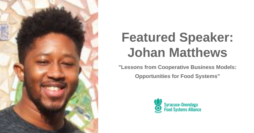 October 2021 Featured Speaker: Johan Matthews