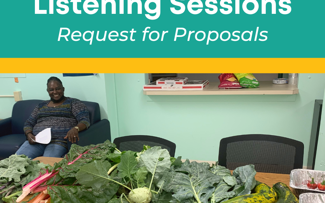2023 Community Listening Session Request for Proposals
